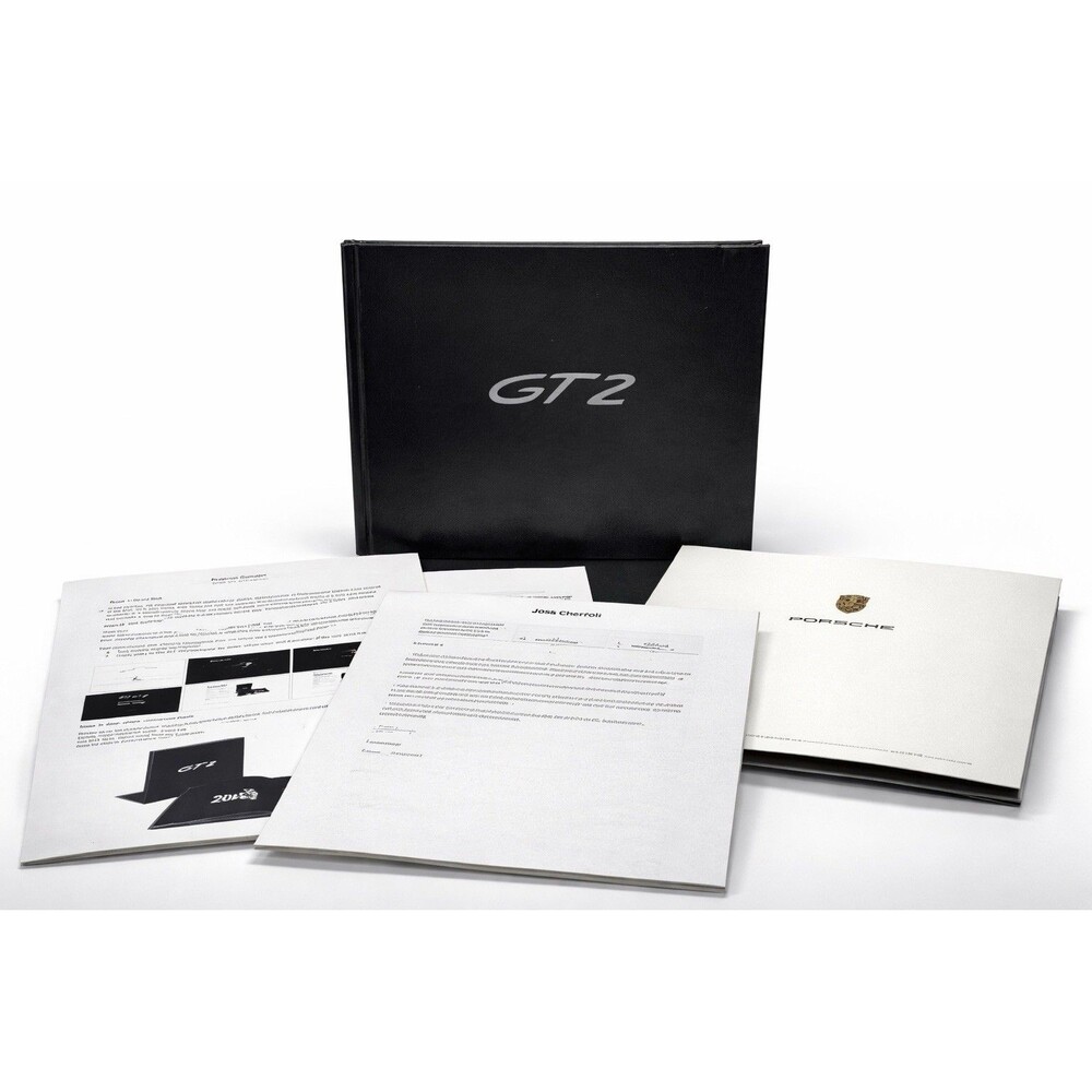 Porsche 911 GT2 Limited Edition Press Kit Dealer Program Book 2007 Rare